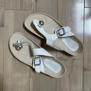 Zara Home White Sandals EUR 38